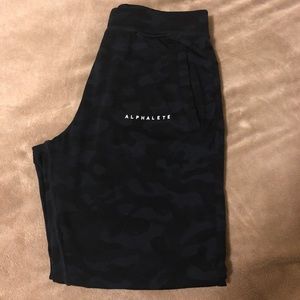 Alphalete black camo joggers